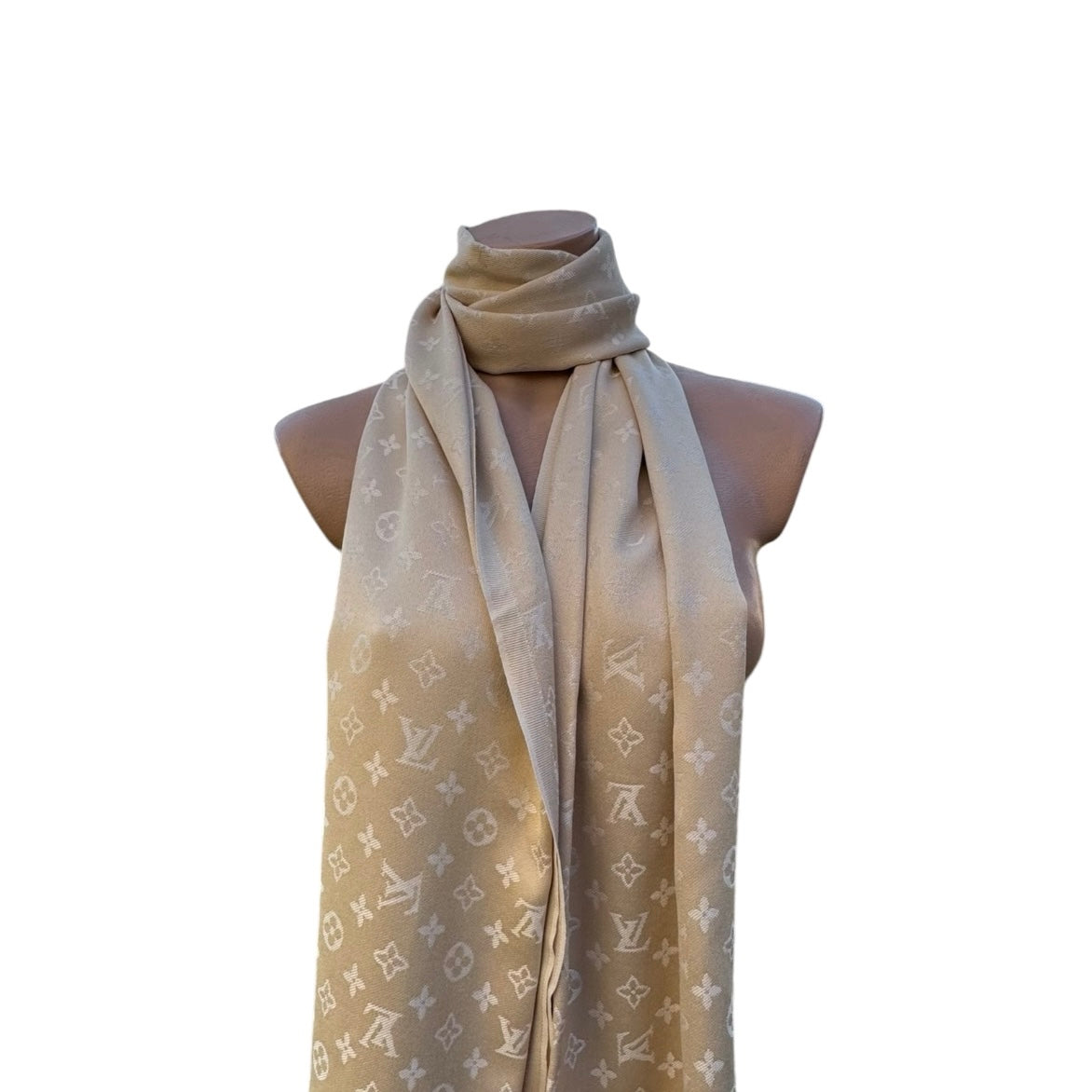 Cotton Shawl - Gold & Gold