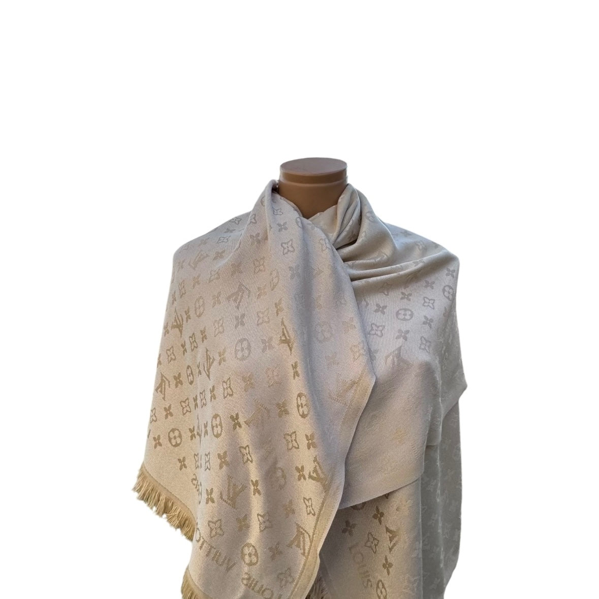 Cotton Shawl - Gold & Gold