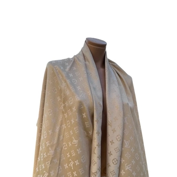 Cotton Shawl - Gold & Gold
