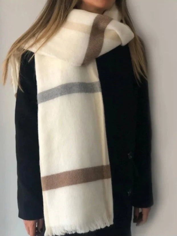 Cotton Shawl - Cream
